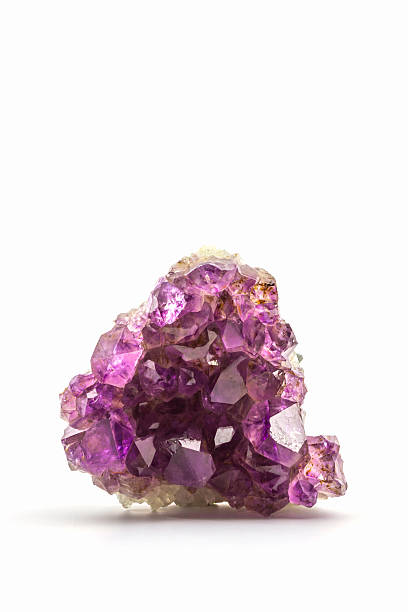 istock Crystal Stone, purple rough amethyst crystals. 500257799
