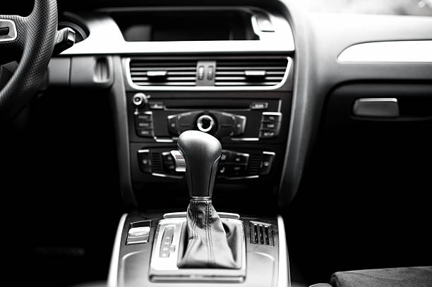 istock Interior details and elements of modern car, automatic 500258467