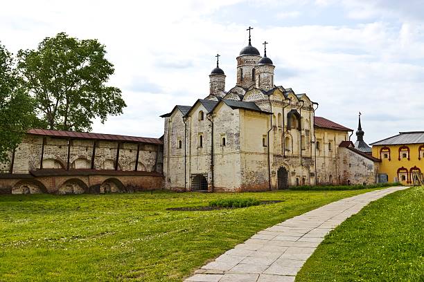istock Russian ancint cathedral in Kirillov, Russia 500258711