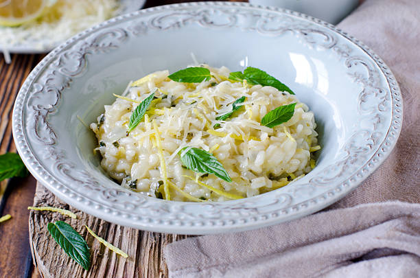 istock Risotto with lemon and mint 500259115