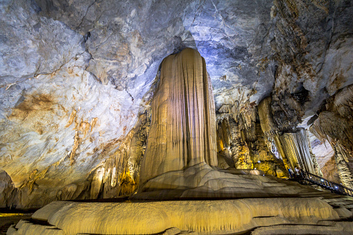 Inside beautiful Paradise Cave, Phong Nha, Vietnam