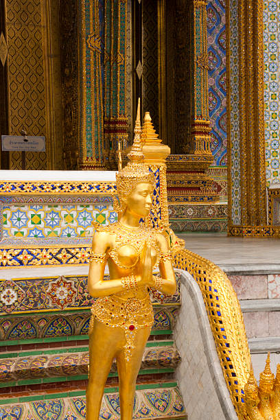 istock Golden Ornaments Thai Temple 500259911