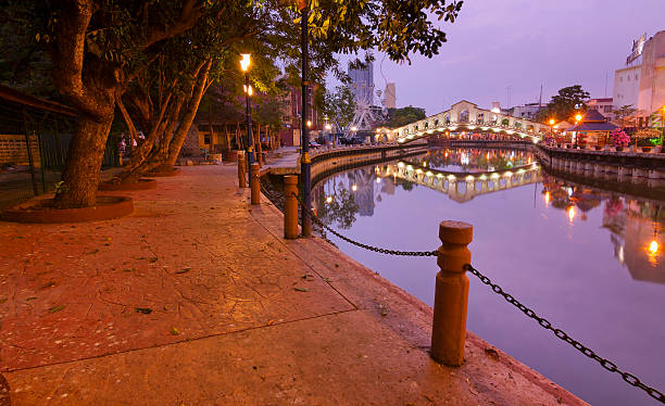 istock Early morning view at Malacca river, Malaysia 500260245