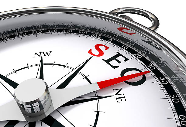 istock seo the way indicated by compass 500261827