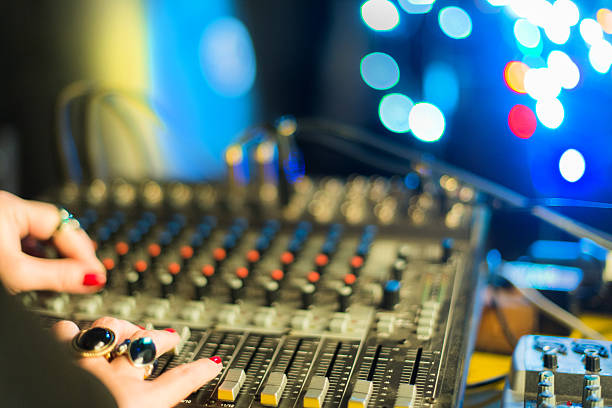 istock Female DJ Mixing Music 500262712
