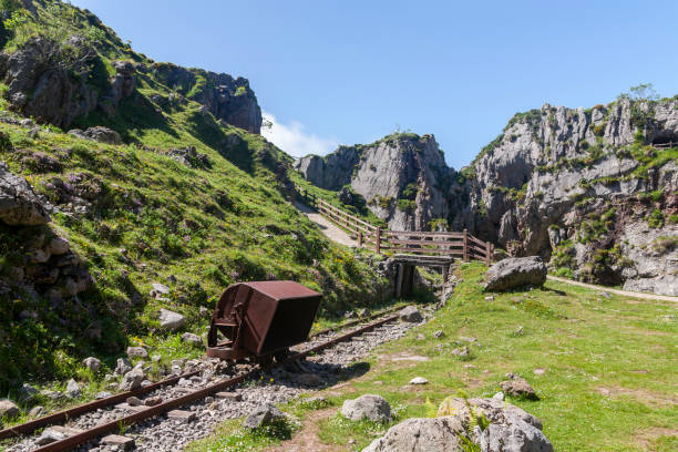 Wagon na velha minas Buferrera - foto de acervo