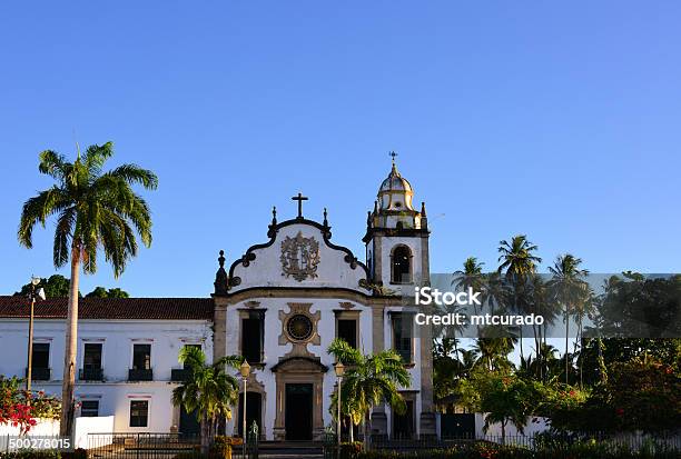 Photo libre de droit de São Bento Church Olinda Au Brésil Au Patrimoine Mondial De Lunesco banque d'images et plus d'images libres de droit de Monastère