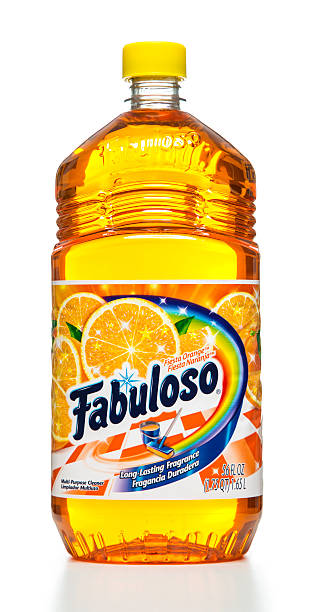 Fabuloso Fiesta-Orange Multi-Zweck-Putztuch in der Flasche – Foto