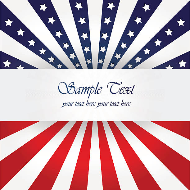 American Flag Design American Flag, Vector background for Independence Day and other events. Illustration in EPS 10 christopher columbus stock illustrations