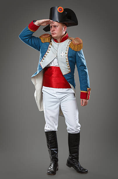 actor vestido como napoleon - napoleón iii fotografías e imágenes de stock