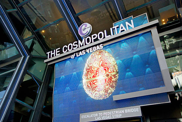 l'hotel cosmopolita - the cosmopolitan of las vegas foto e immagini stock