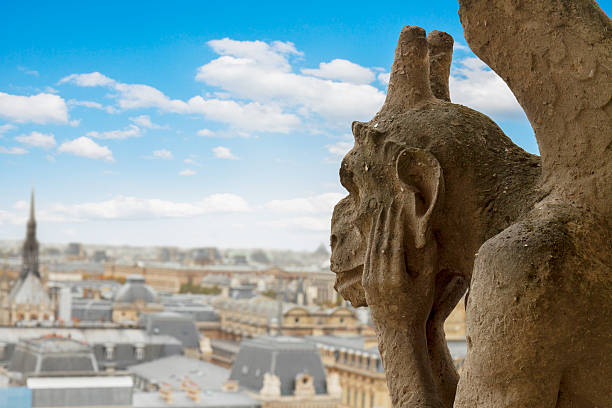 istock Gargoyle on Notre Dame Cathedral, France 500292973