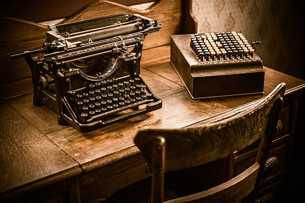 istock Vintage Accountant Desk 500293165