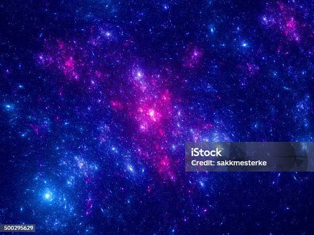 Jovens Estrelas No Espaço Profundo - Fotografias de stock e mais imagens de Abstrato - Abstrato, Astronomia, Azul