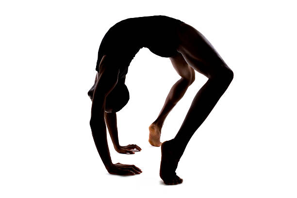 istock Silhouette of Flexible Male Dancer 500301216