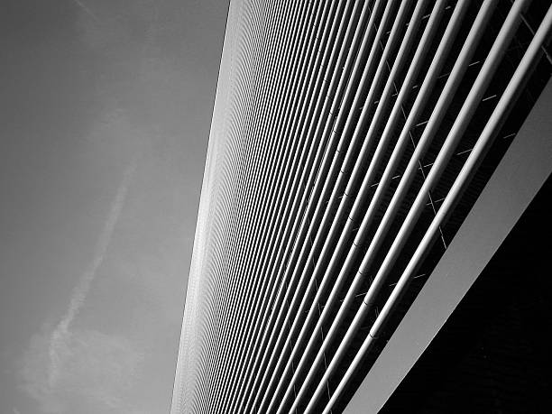 istock Abstract Building Detail in Black and White 500302759