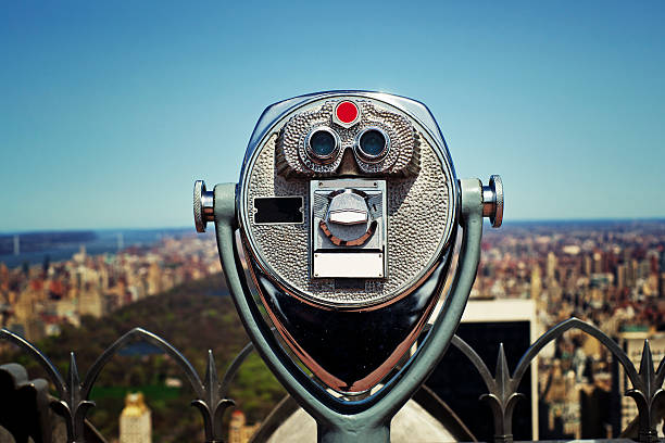 istock View of Manhattan on sunny day with binoculars 500303696