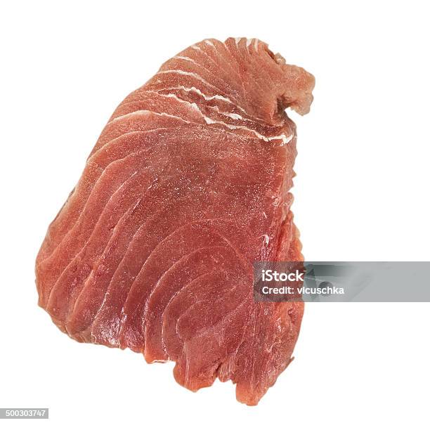 Tuna Steak Isolated Stock Photo - Download Image Now - Cooking, Cut Out, Fish