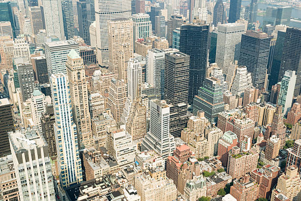 istock Aeral View of Manhattan from Empire State Building 500305092