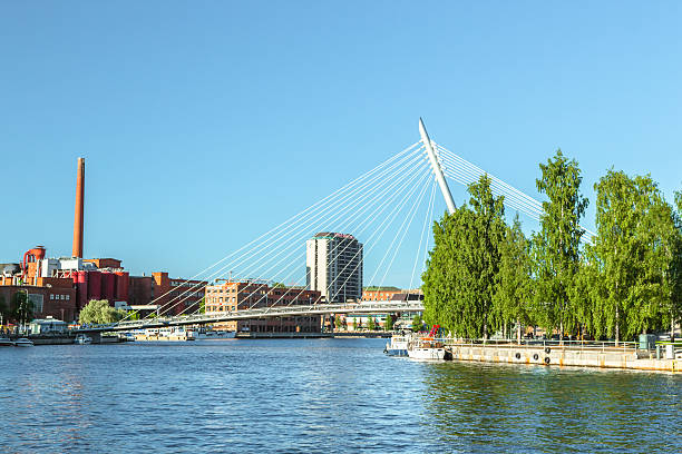 Tampere Downtown stock photo