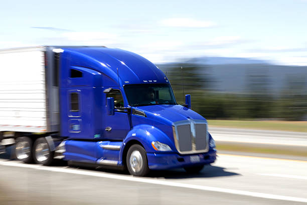 istock Truck on the highway 500305963