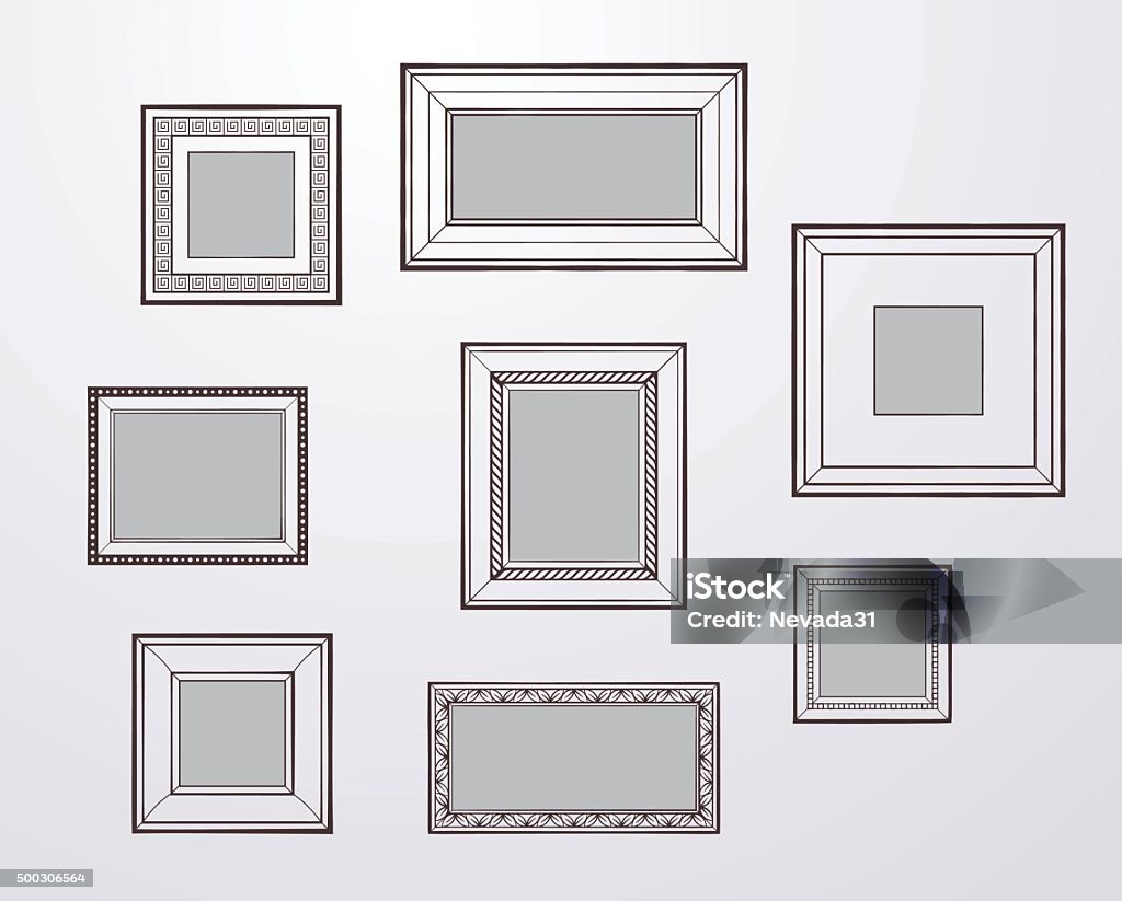 Set Frame Design Set Of Frames Stock Illustration - Download Image Now - 2015 ...