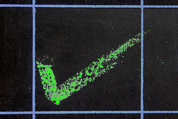 istock right marks symbols handwritten on black chalkboard 500321065