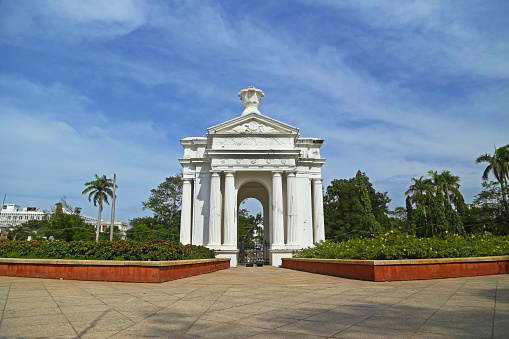 Aayi Mandabam a monument of Pondicherry , INDIA