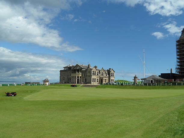istock famous golf course of St. Andrews in Scotland 500321641
