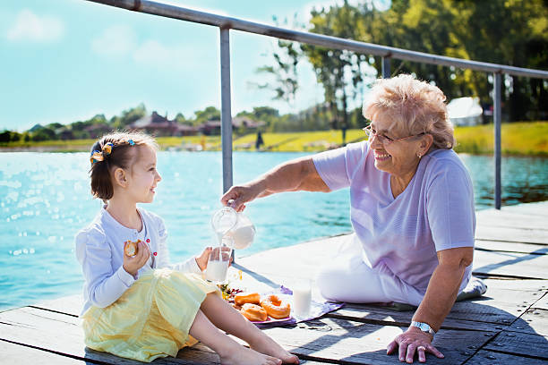 pequeno-almoço - great grandchild imagens e fotografias de stock