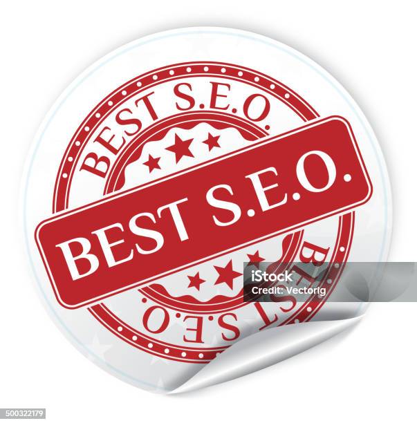 Seo Sticker Best Seo Sticker Stock Illustration - Download Image Now - Cut Out ...