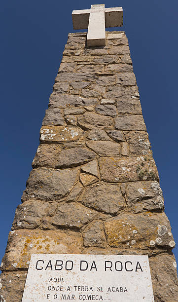 istock Pedestal on Cape Roca in Portugal 500323311