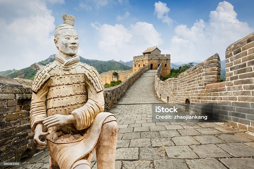 spectacular Great Wall of China，in Beijing majestic spectacular Great Wall of China，in Beijing Great Wall Of China Stock Photo