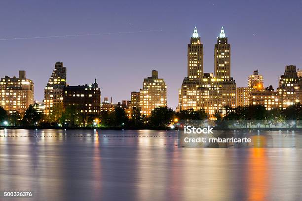 Lights In The Upper West Side Stock Photo - Download Image Now - 2015, Built Structure, Central Park - Manhattan