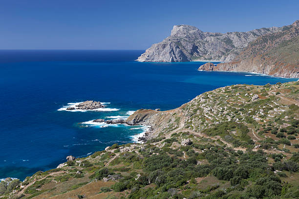 istock Scenic coastline on Karpathos island, Greece 500326579