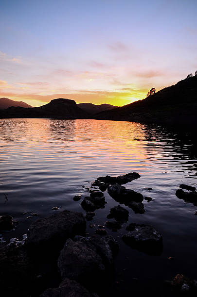 istock Dark Water Lake in Gran Canaria 500327926
