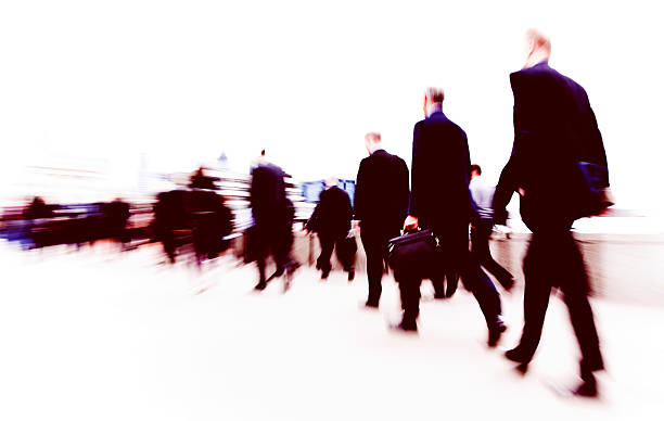 istock Business People Commuter Cityscape Rush Hour Concept 500329488
