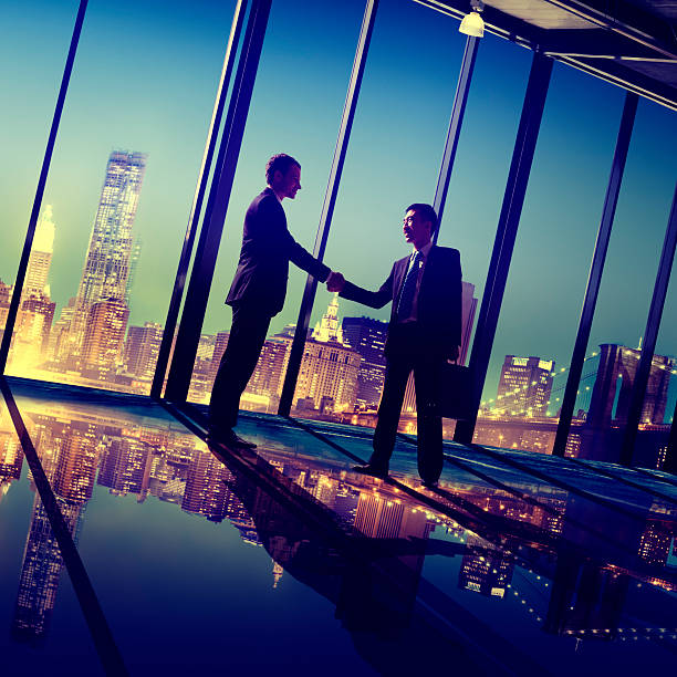 istock Business People Hand Shake Office City Concept 500330376