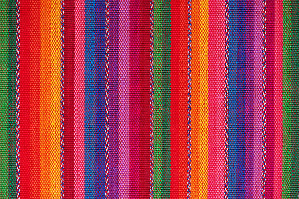Textile Detail with Latin American Color Pattern