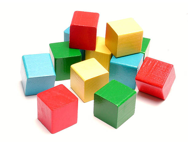 istock Wooden building blocks (toys) 500334984