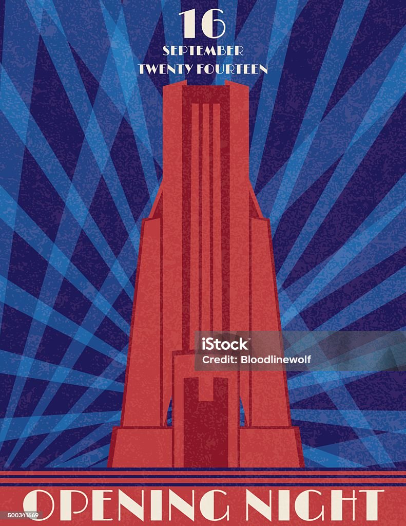 Building Inposter Empire State Building Art Deco Poster