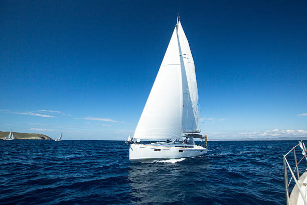 istock Yacht sailing at competition. 500342277