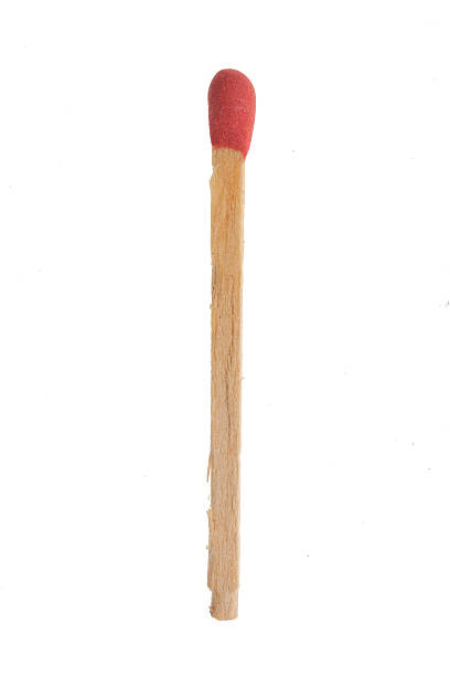 istock Red match isolated on a white background with clipping path 500342745