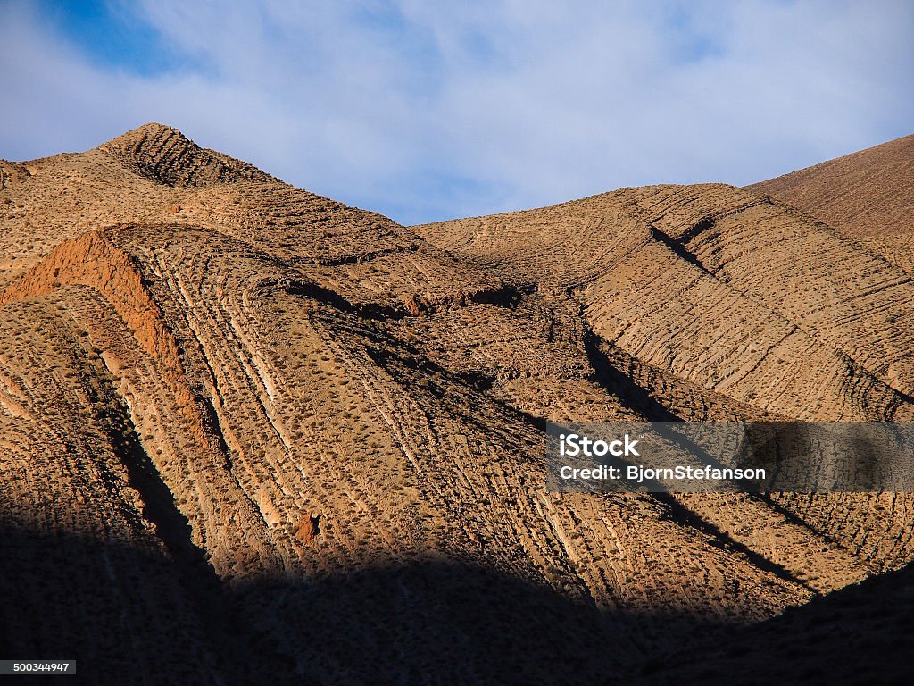 dades-Tal wilde Landschaft in Marokko - Lizenzfrei Afrika Stock-Foto