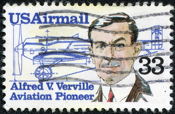 istock Alfred V  Verville stamp 500345291