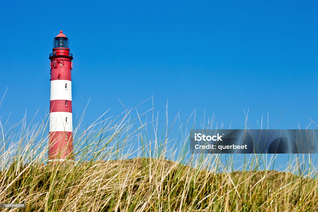 Leuchtturm von Amrum - Lizenzfrei Deutsche Nordseeregion Stock-Foto