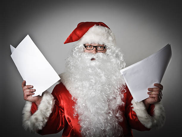 istock Santa Claus and letters 500361878