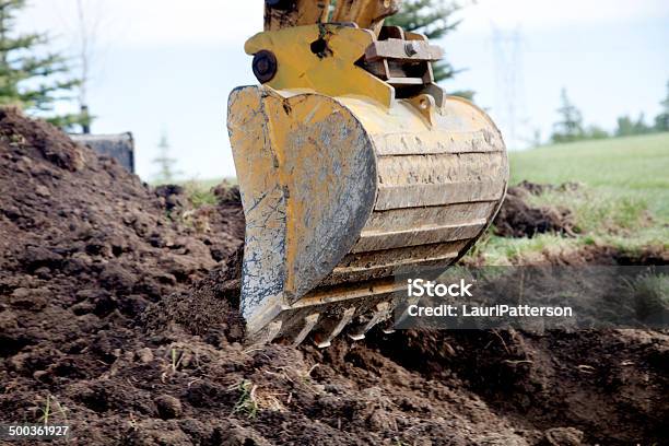 Backhoe Stock Photo - Download Image Now - Digging, Backhoe, Construction Site