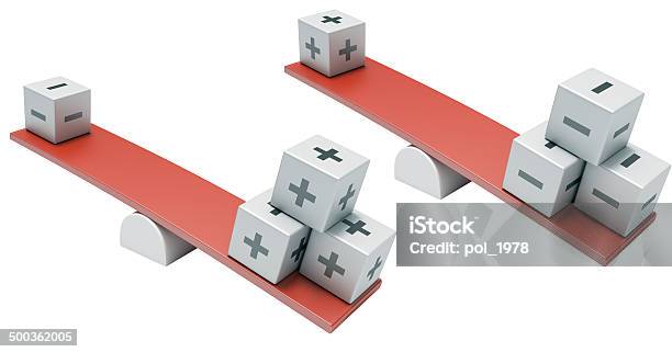 Foto de Balanço De Cubos e mais fotos de stock de Prós e contras - Prós e contras, Domínio, Expressar Otimismo