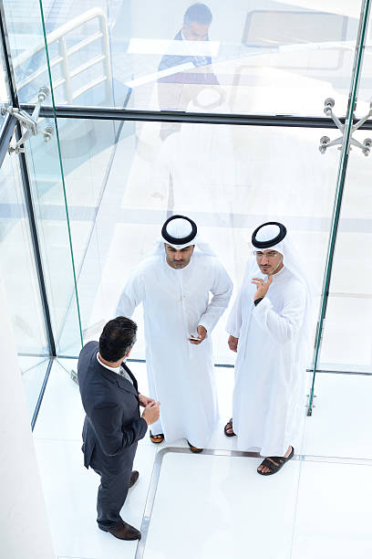 istock Three arab business men meeting 500362660